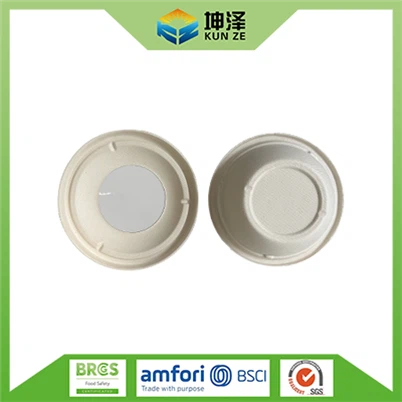 Skleda za solato Bagasse s pokrovom